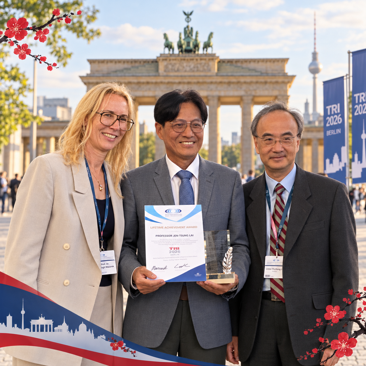 Professor Jen-Tsung Lai Receives Taiwan Tinnitus Association Lifetime Achievement Award at TRI 2026